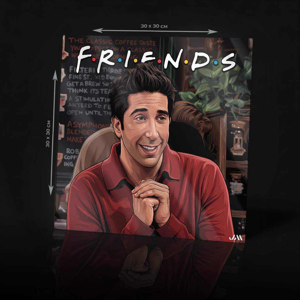FRIENDS ROSS ACRYLIC POSTER