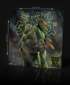 TMNT NINJA TURTLES MICHELANGELO ACRYLC POSTER