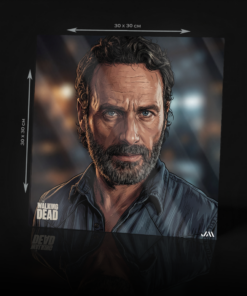 THE WALKING DEAD RICK GRIMES ACRYLIC POSTER