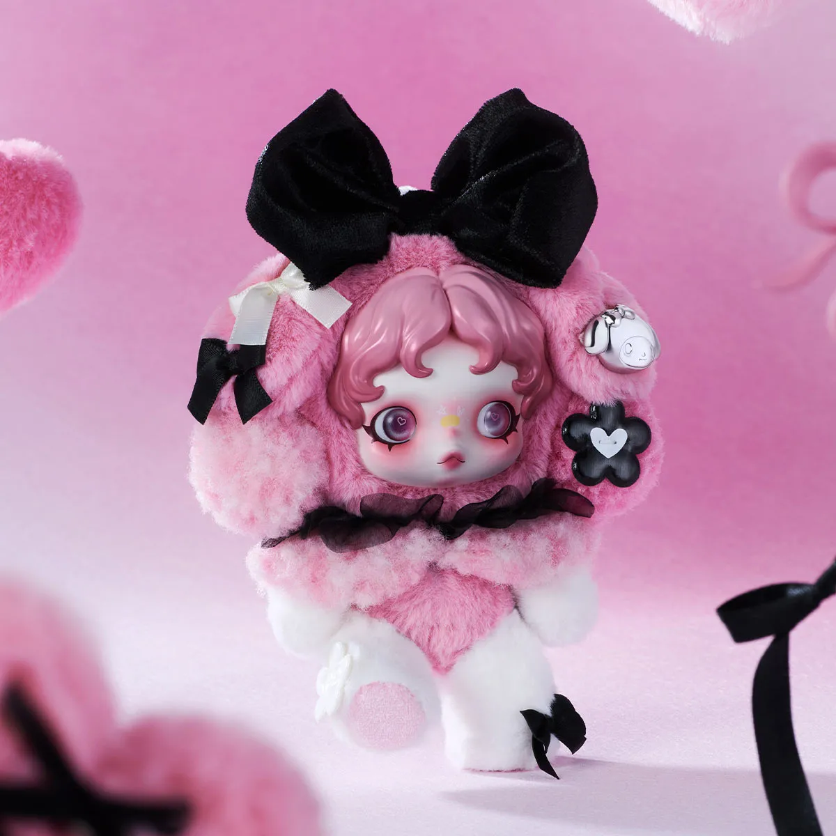 POP MART SKULLPANDA × MY MELODY PLUSH - Image 2