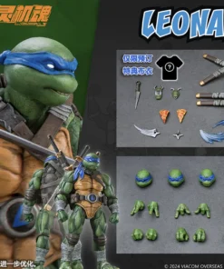 LINGJIHUN x TMNT LEONARDO 1/12 ACTION FIGURE - Image 3