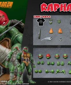 LINGJIHUN x TMNT RAPHAEL 1/12 ACTION FIGURE - Image 4