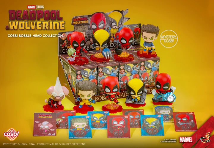 HOT TOYS DEADPOOL & WOLVERINE COSBI BOBBLE-HEAD COLLECTION BLIND BOX - Image 11