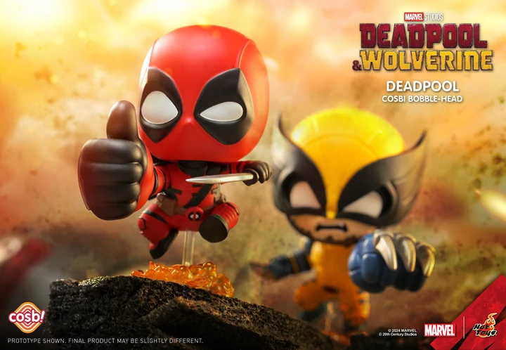 HOT TOYS DEADPOOL & WOLVERINE COSBI BOBBLE-HEAD COLLECTION BLIND BOX - Image 2