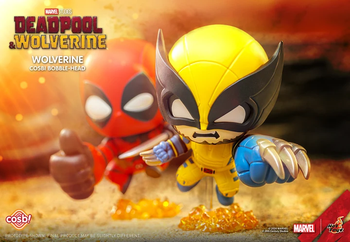 HOT TOYS DEADPOOL & WOLVERINE COSBI BOBBLE-HEAD COLLECTION BLIND BOX - Image 3