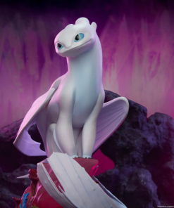 SIDESHOW COLLECTIBLES x HOW TO TRAIN YOUR DRAGON - LIGHT FURY STATUE - Image 4