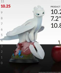 SIDESHOW COLLECTIBLES x HOW TO TRAIN YOUR DRAGON - LIGHT FURY STATUE - Image 5