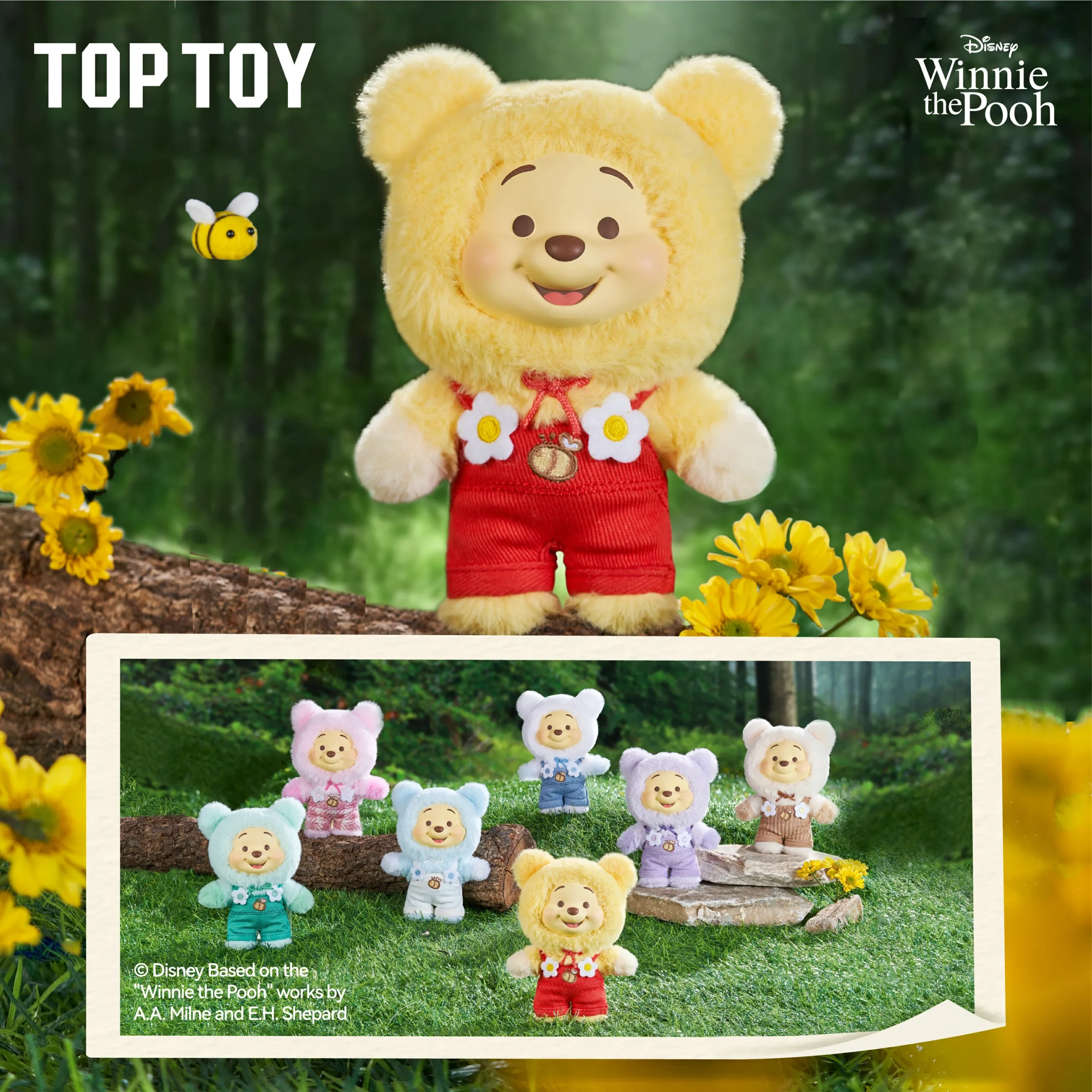 TOP TOY x WINNIE THE POOH CANDY SERIES - KEYCHAIN PLUSH BLIND BOX - Image 8