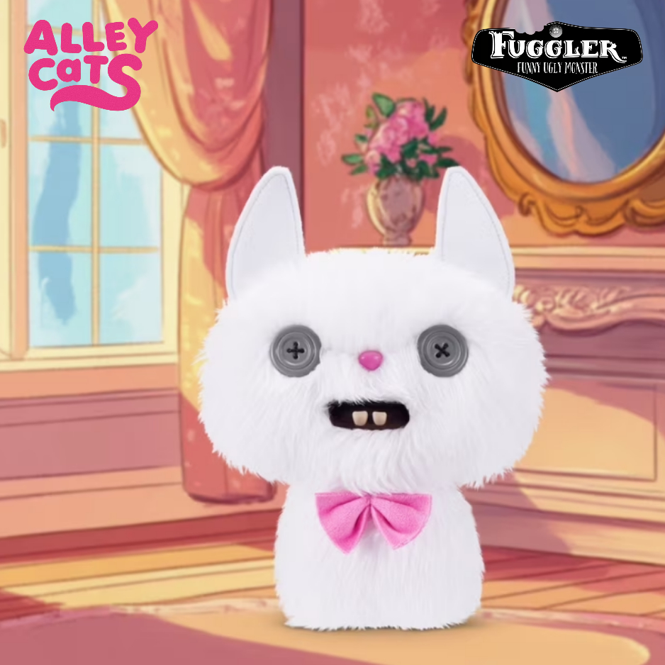 FUGGLER ALLEY CATS - CHEEZEE WHITE PLUSH