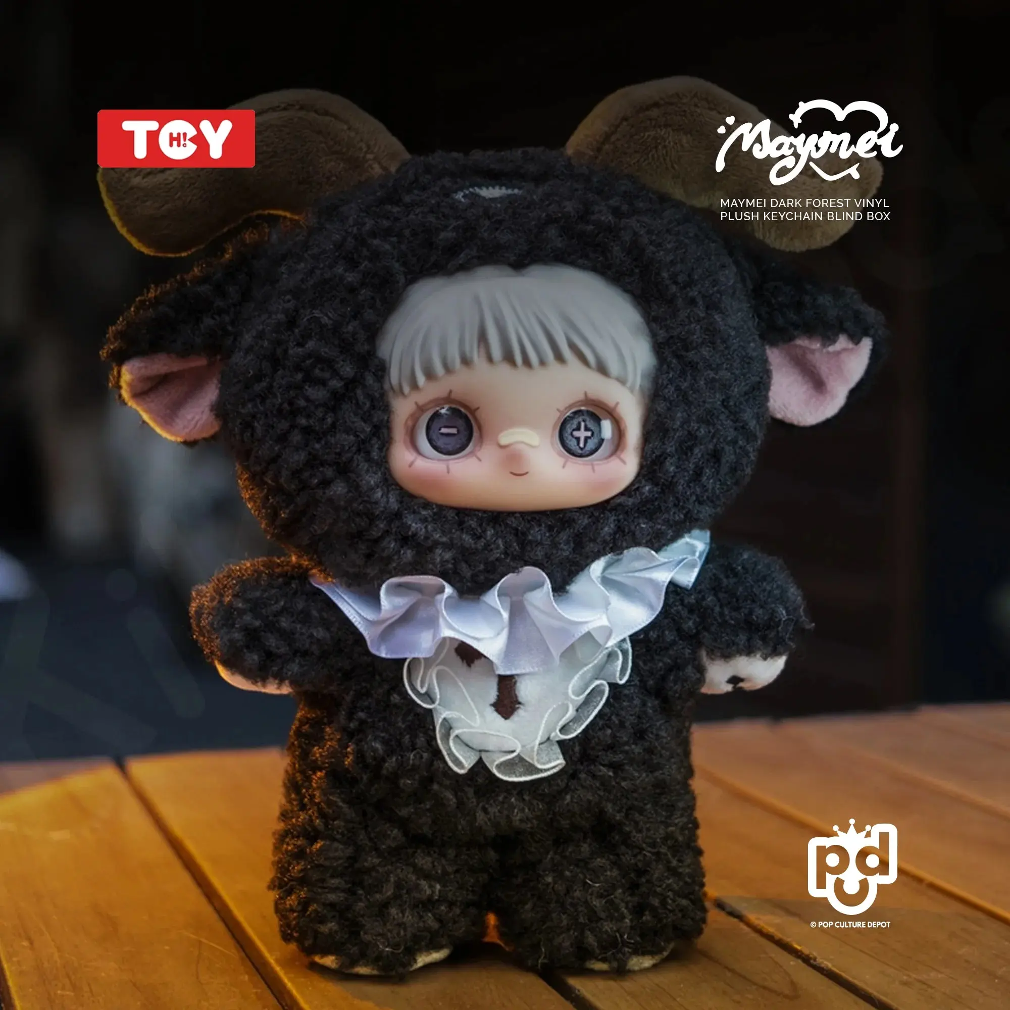TOP TOY x SURE FUN MAYMEI DARK FOREST SERIES VINYL PLUSH KEYCHAIN BLIND BOX - Image 5