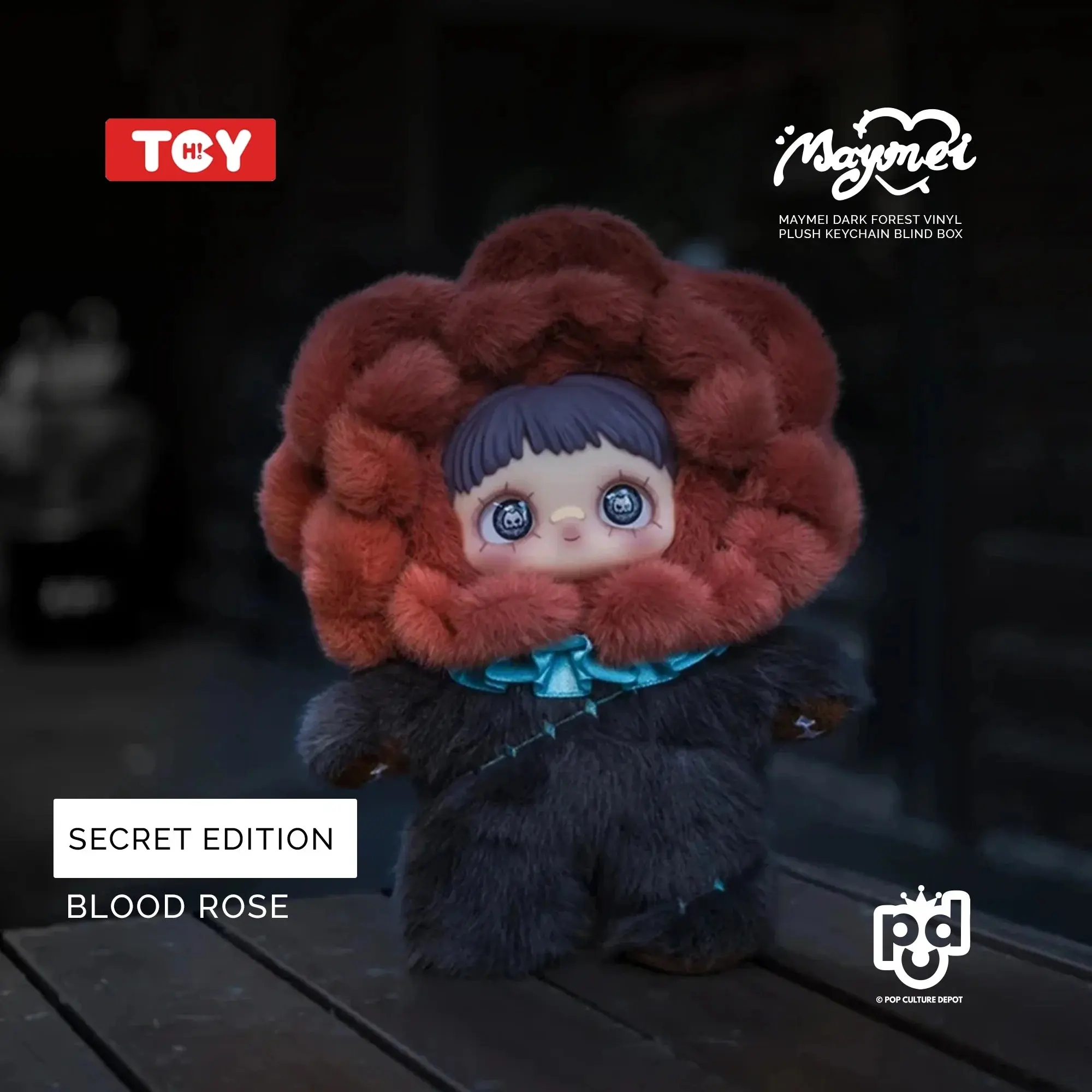 TOP TOY x SURE FUN MAYMEI DARK FOREST SERIES VINYL PLUSH KEYCHAIN BLIND BOX - Image 7