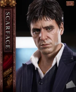 BLITZWAY x SCARFACE TONY MONTANA ROOTED HAIR VERSION 1/4 SCALE STATUE - Image 6