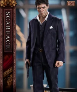 BLITZWAY x SCARFACE TONY MONTANA ROOTED HAIR VERSION 1/4 SCALE STATUE - Image 7