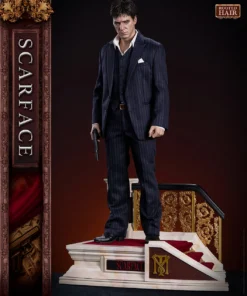 BLITZWAY x SCARFACE TONY MONTANA ROOTED HAIR VERSION 1/4 SCALE STATUE - Image 2