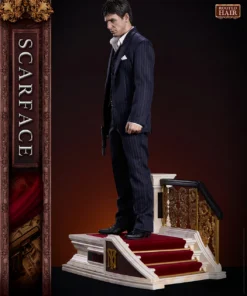 BLITZWAY x SCARFACE TONY MONTANA ROOTED HAIR VERSION 1/4 SCALE STATUE - Image 3