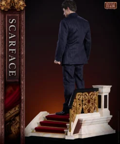 BLITZWAY x SCARFACE TONY MONTANA ROOTED HAIR VERSION 1/4 SCALE STATUE - Image 4
