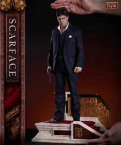 BLITZWAY x SCARFACE TONY MONTANA ROOTED HAIR VERSION 1/4 SCALE STATUE - Image 8