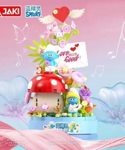 JAKI x SMURFS LOVE LETTER BUIDLING BLOCK MUSIC BOX