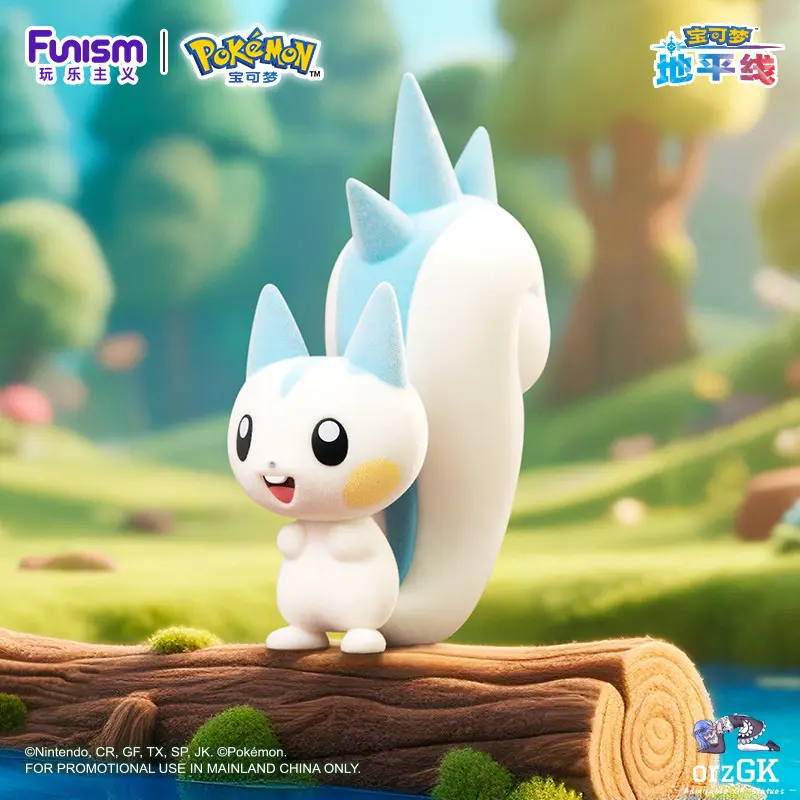 FUNISM POKEMON Q-VERSION PACHIRISU FLOCKED FIGURE