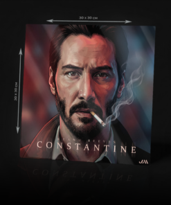 KEANU REEVES AS JOHN CONSTANTINE ACRYLIC POSTER