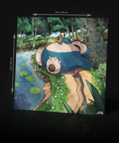 POKEMON SNORLAX 151 ACRYLIC POSTER