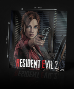 RESIDENT EVIL 2 - CLAIRE REDFIELD ACRYLIC POSTER