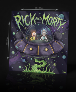 RICK AND MORTY ACRYLIC POSTER