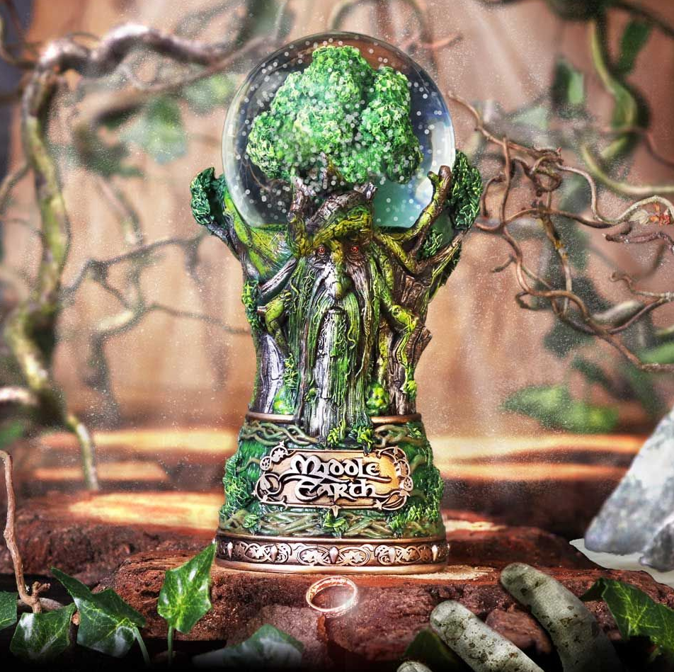 NEMESIS NOW x LORD OF THE RINGS MIDDLEEARTH TREEBEARD SNOW GLOBE