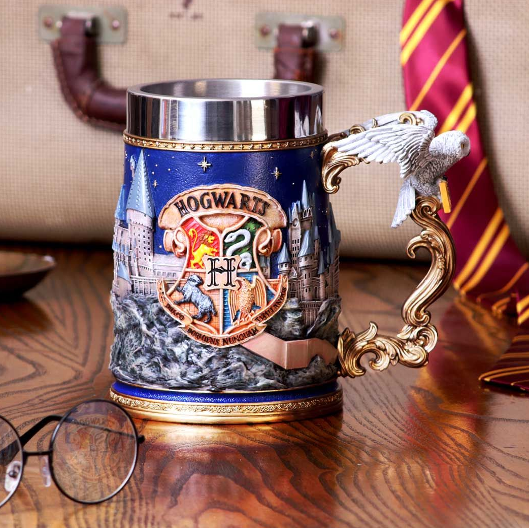 NEMESIS NOW x HARRY POTTER HOGWARTS COLLECTIBLE TANKARD 15.5 CM