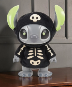 GRAND JESTER SRUDIOS DISNEY TRICK OR TREAT SKELETON STITCH FIGURINE