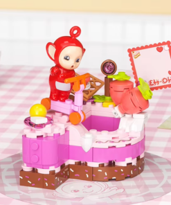 JAKI x TELETUBBIES PO'S STRAWBERRY CHEESE CAKE BUILDING BLOCK