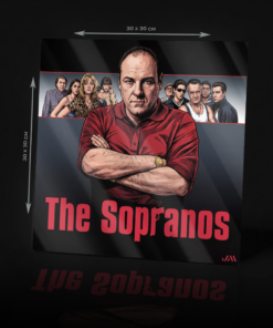THE SOPRANOS ACRYLIC POSTER