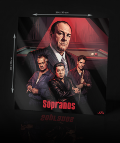 THE SOPRANOS ACRYLIC POSTER