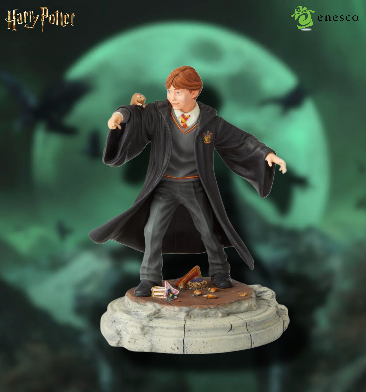 ENESCO x THE WIZARDING WORLD OF HARRY POTTER - RON QUIDDITCH YEAR TWO FIGURINE