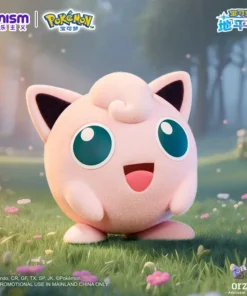 FUNISM POKEMON Q-VERSION JIGGLYPUFF FLOCKED FIGURE