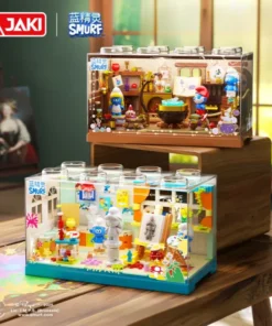 JAKI x SMURFS PAINTING ROOM MAGIC HOUSE BUILDING BLOCK